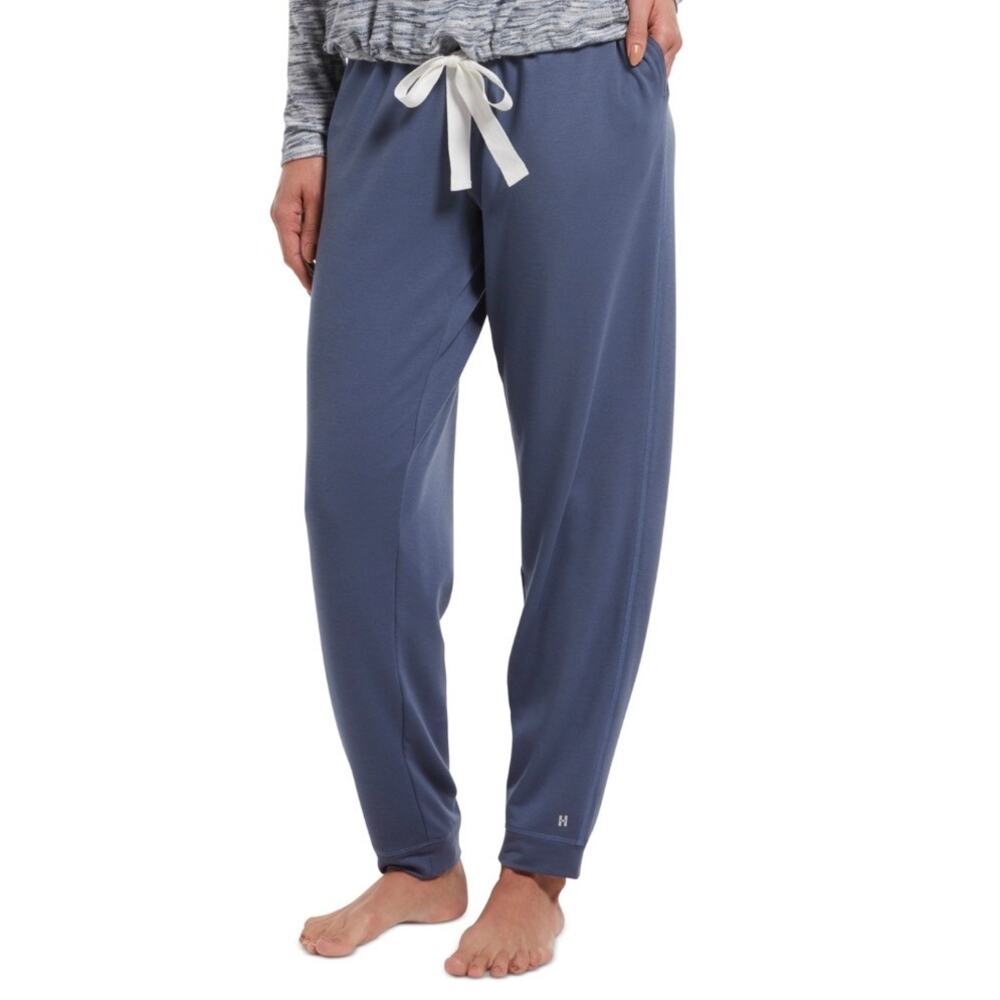 HUE Plus Size 3X Blue Denim Pull On Stretch Lounge Pants Sleep Elastic Waist